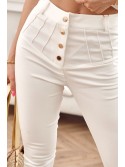 Elegant trousers with a spectacular front ekri 00700 - Online store - Boutique